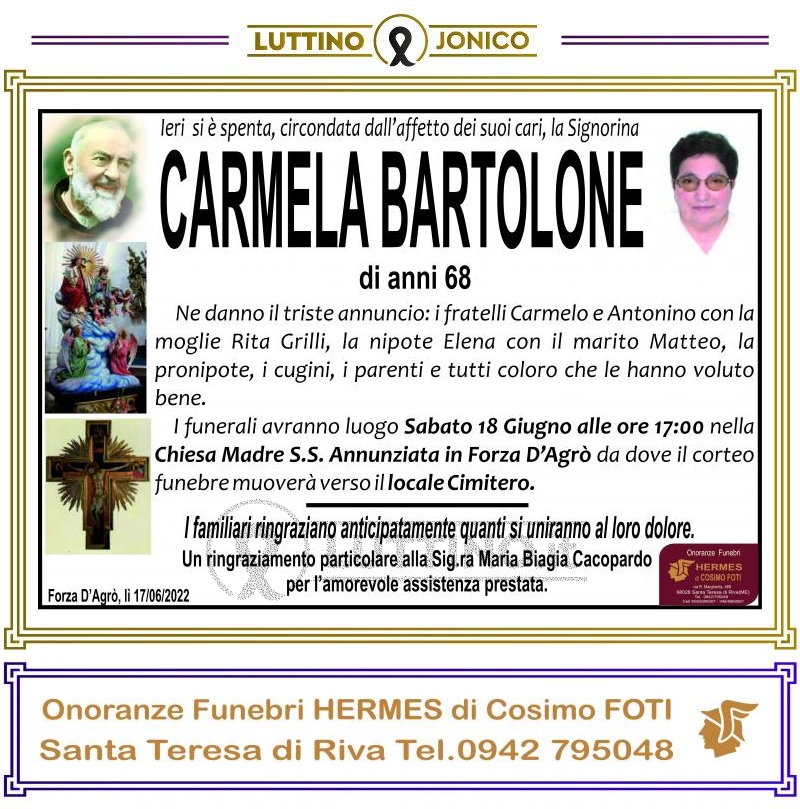 Carmela Bartolone 